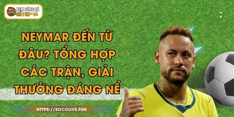 Neymar Đến Từ Đâu? Tổng Hợp Các Trận, Giải Thưởng Đáng Nể 1 Neymar Đến Từ Đâu? Tổng Hợp Các Trận, Giải Thưởng Đáng Nể